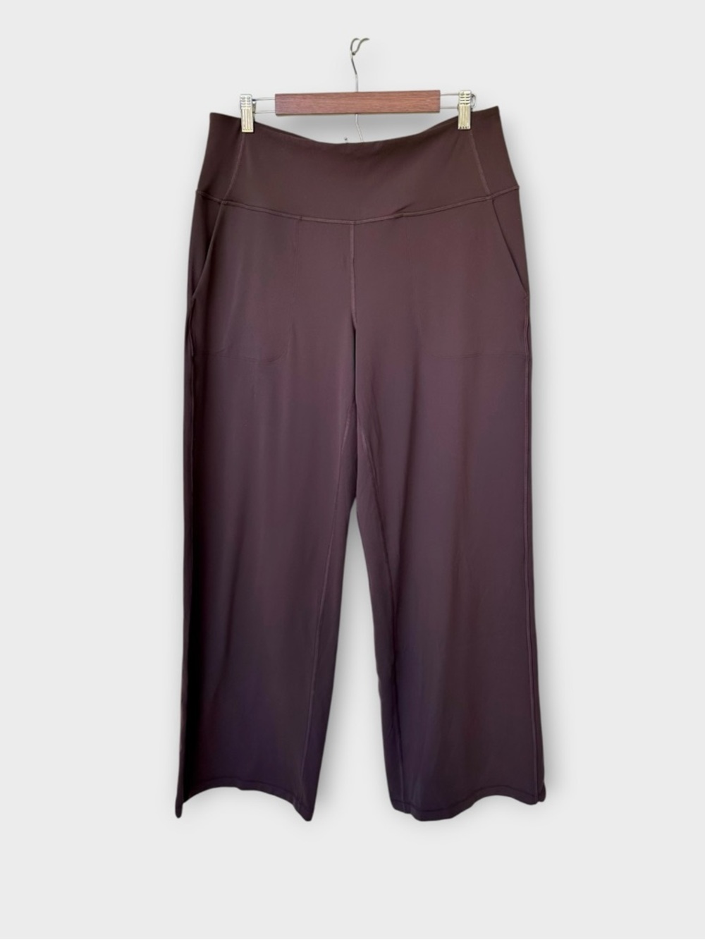 Lululemon Align High-Rise Wide Leg Pant in Espresso Brown size 14